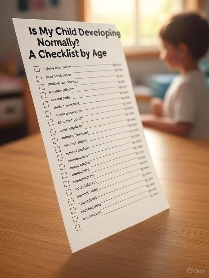 Is My Child Developing Normally? A Checklist by Age