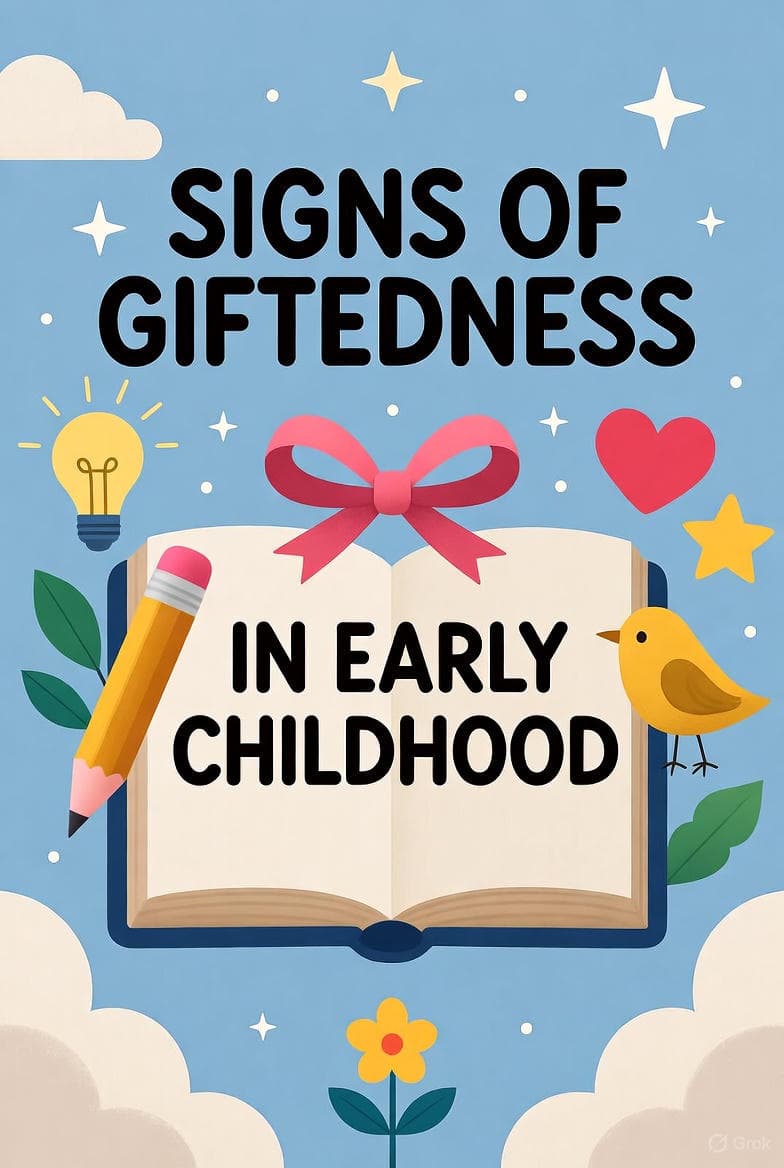 Signs of giftedness in early childhood