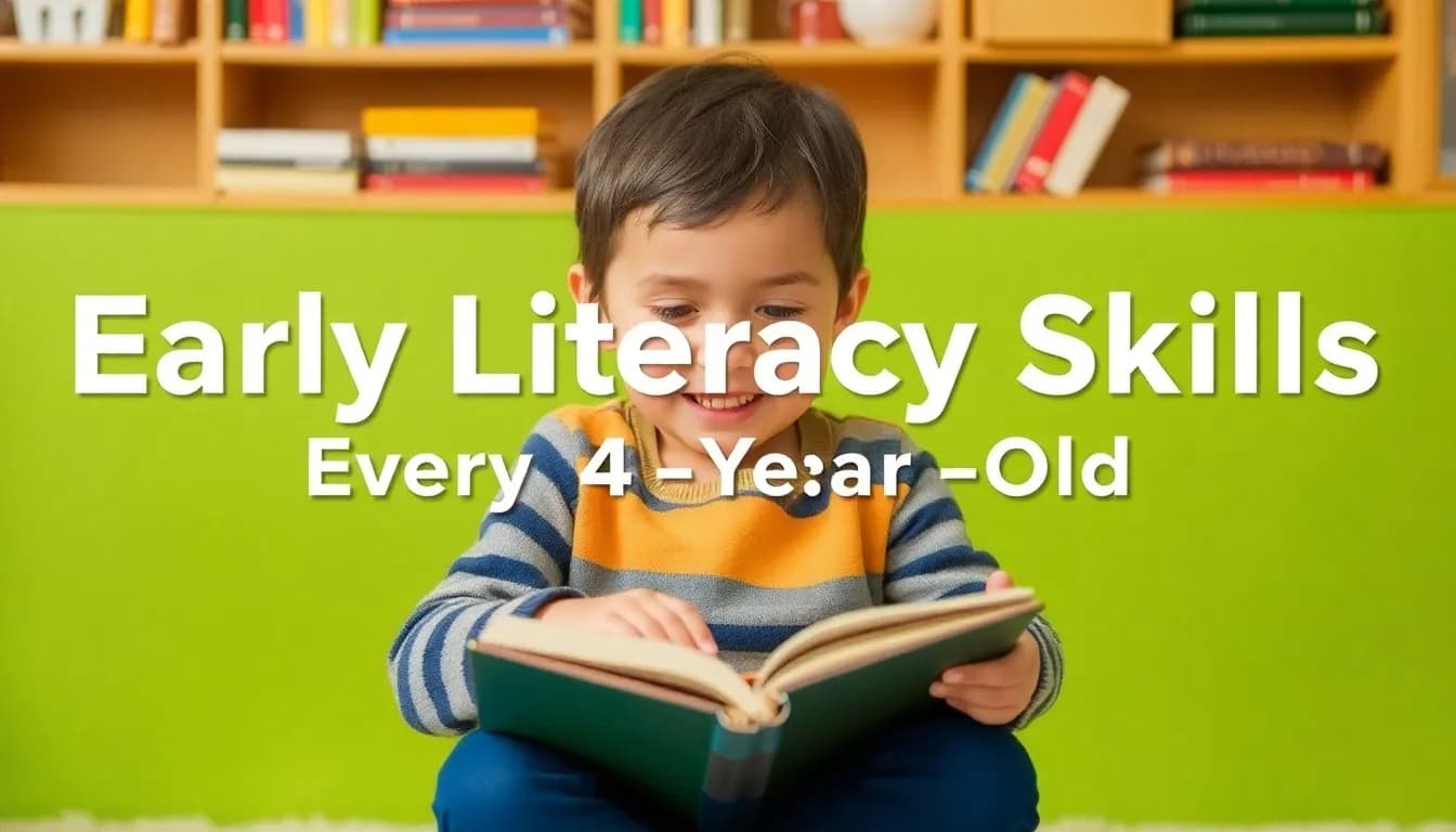Early Literacy Skills Every 4-Year-Old Should Develop