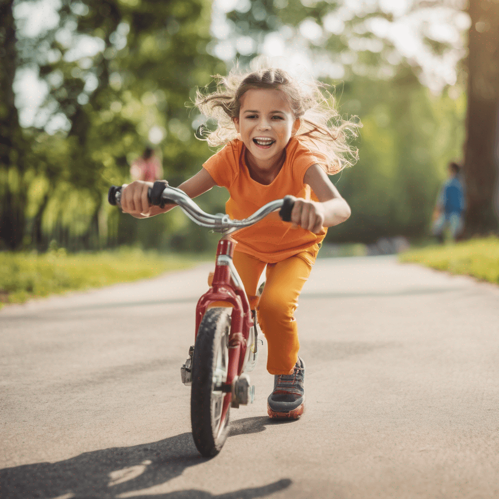 "Parent guiding child crossing a log in a forest, illustrating support for healthy risk-taking in kids."