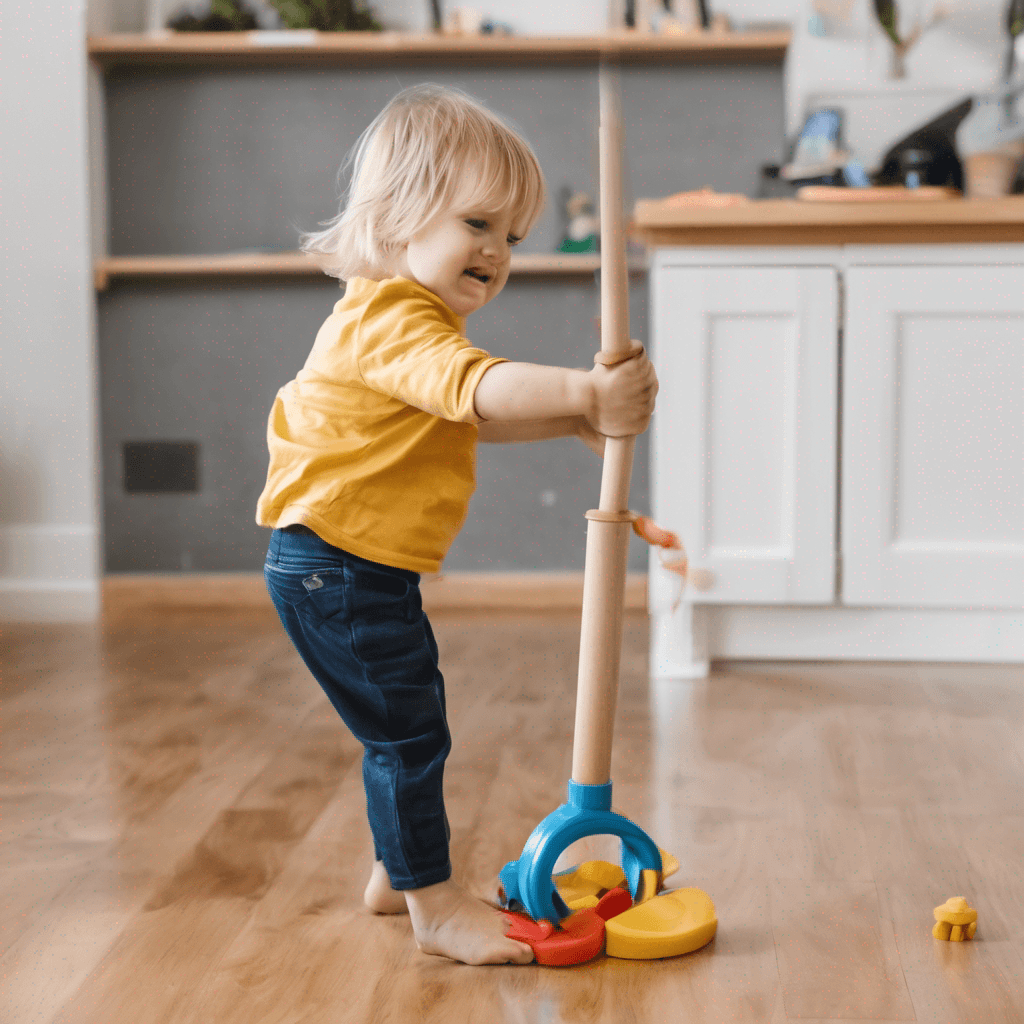Illustration of Improve Toddler Gross Motor Skills at Home Easily