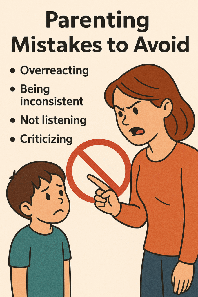 Parenting Mistakes to Avoid