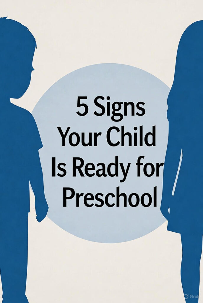 Signs your child is ready for preschool