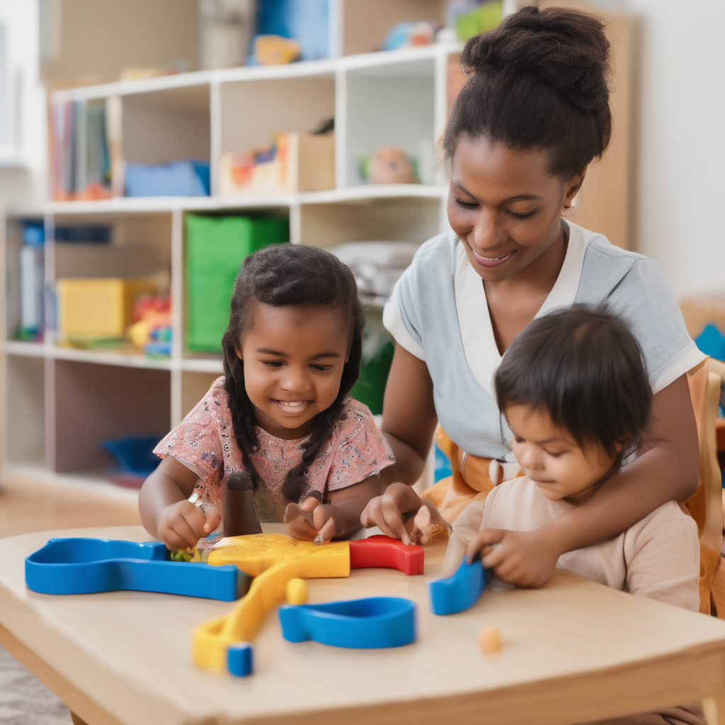 Children role-playing as a doctor and patient, fostering creativity, social, and emotional skills in early childhood developm