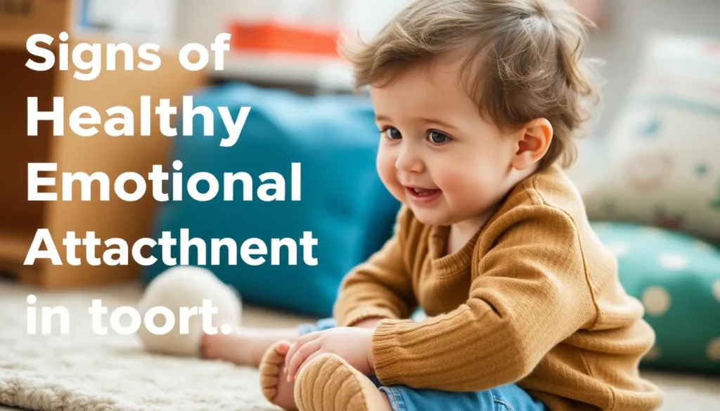 Signs of Healthy Emotional Attachment in Toddlers